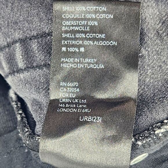 BDG Urban Outfitters High Rise Mom Denim Jeans Tapered Leg Women's Size 30 Black - Picture 10 of 13